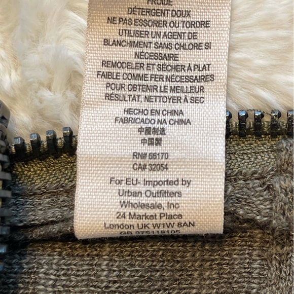 Free People Highway Slub knit sweater vest size medium olive green - Picture 5 of 9